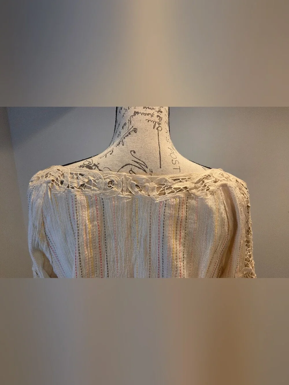 Free People cream peasant